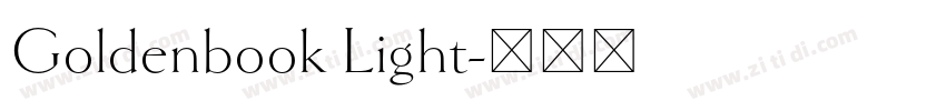 Goldenbook Light字体转换